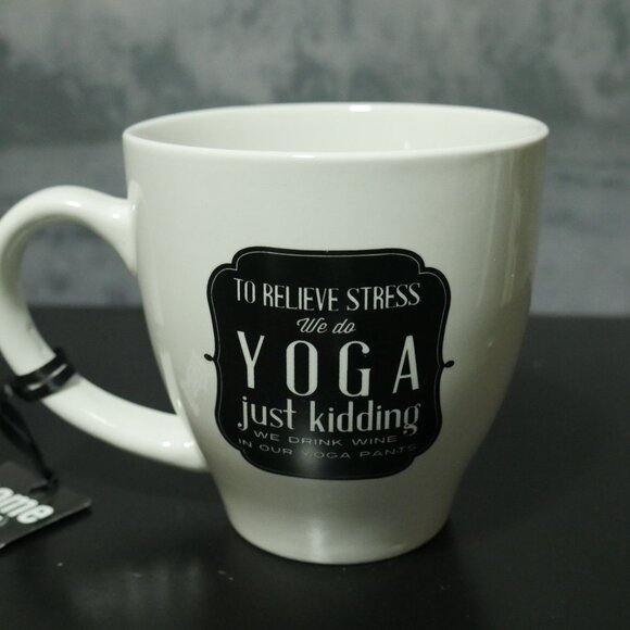 Humorous Coffee Mug Yoga Theme - Picture 2 of 4